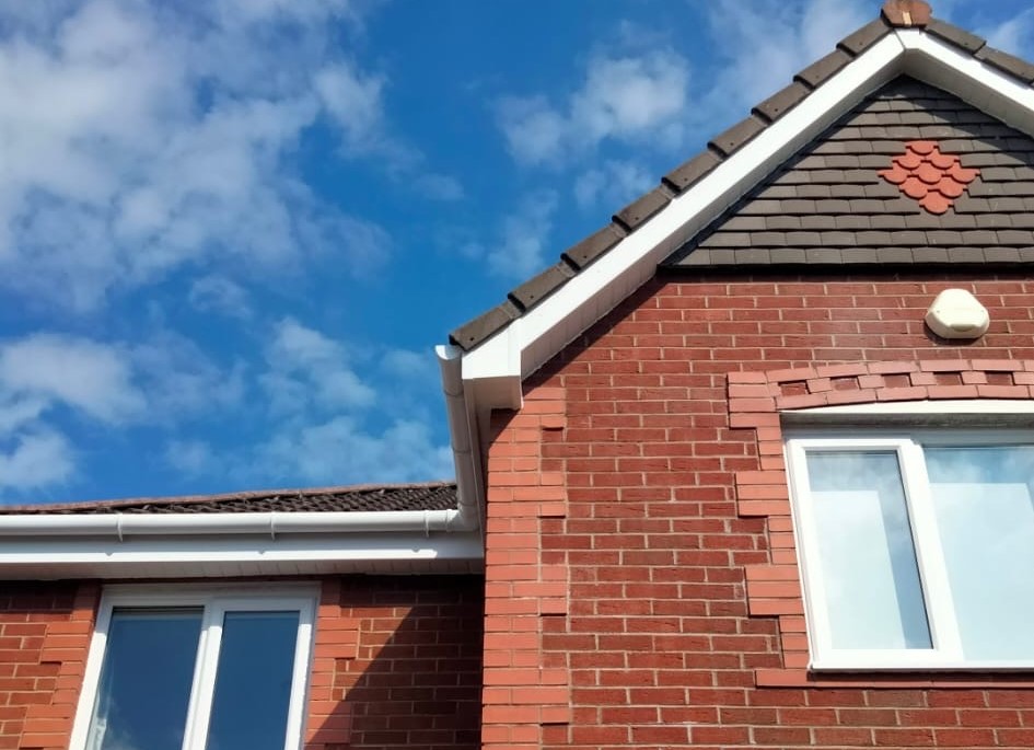Finished job with new Rubber Roof installed.