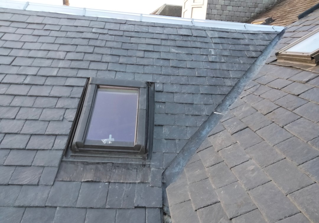 Finished job with new Rubber Roof installed.