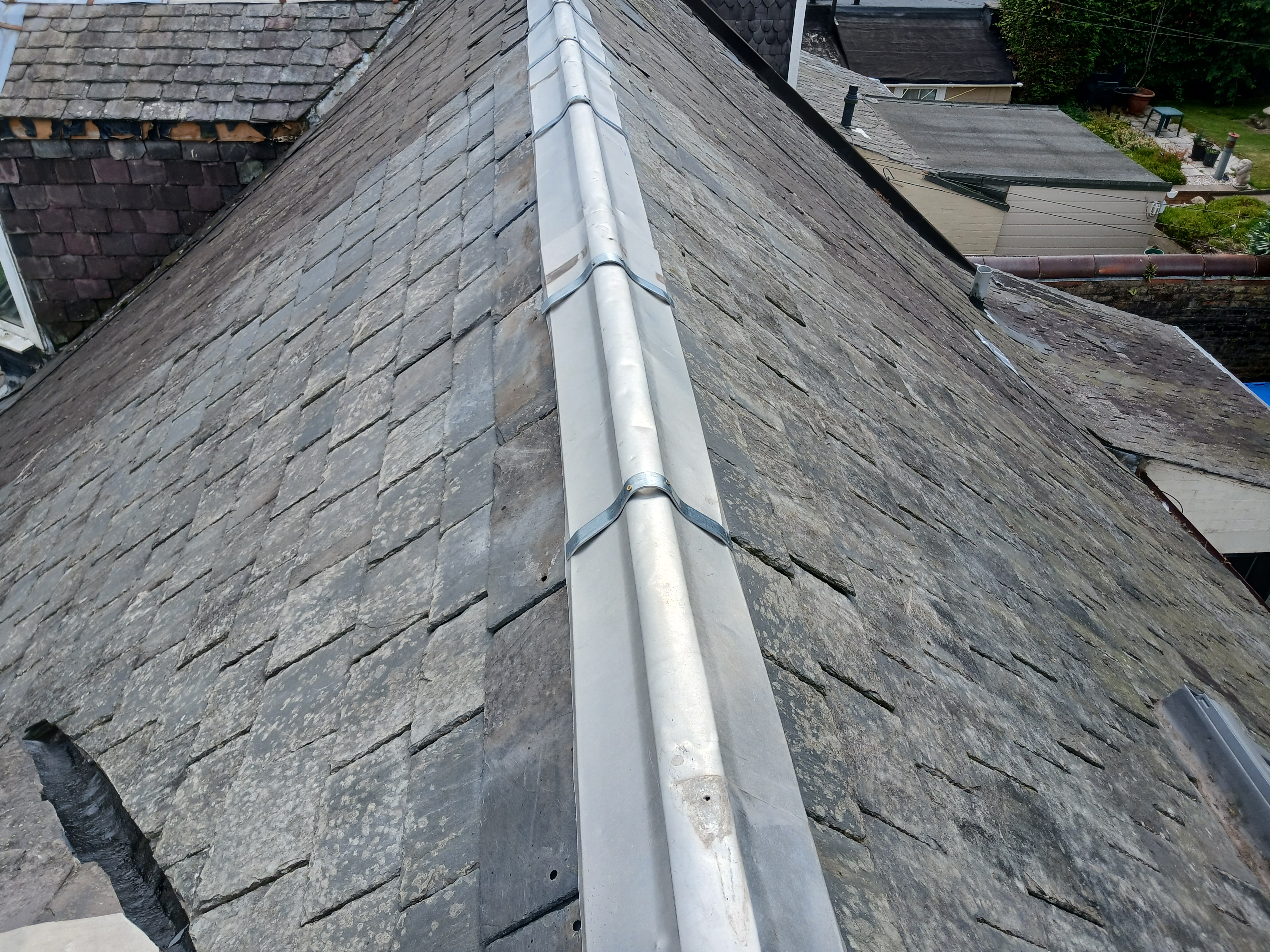 Finished job with new Rubber Roof installed.