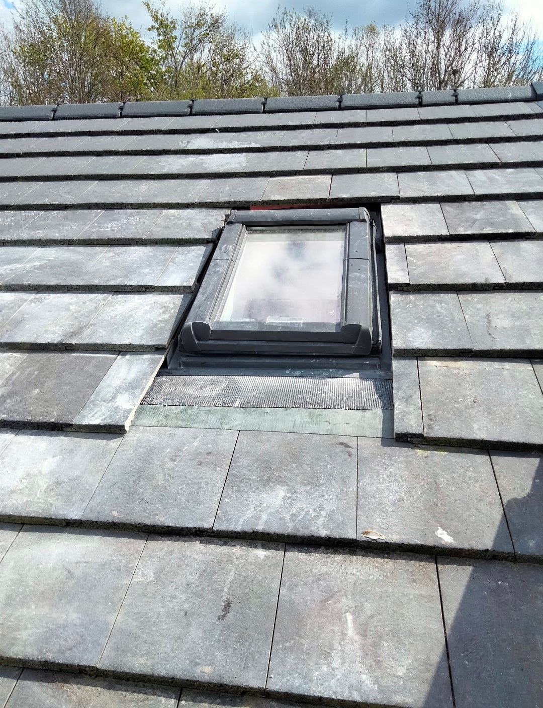 Finished job with new Rubber Roof installed.